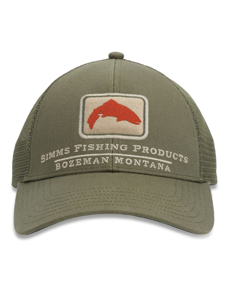 Simms Trout Icon Trucker Riffle Green