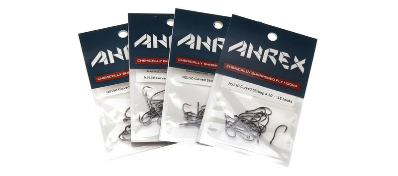 Ahrex NS150 - Curved Shrimp Fly Hooks — The Flyfisher